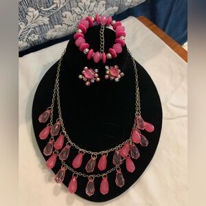 Aurora Borealis Bead combo jewelry set